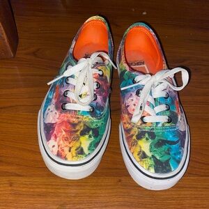 Colorful cat vans